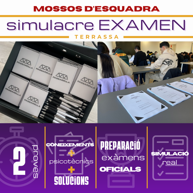 Simulacre Examen Mossos d'Esquadra 2025