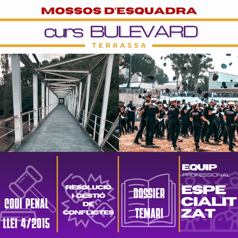 Curs Bulevard · Preparació ISPC · Mossos d'Esquadra · ISPC · Terrassa